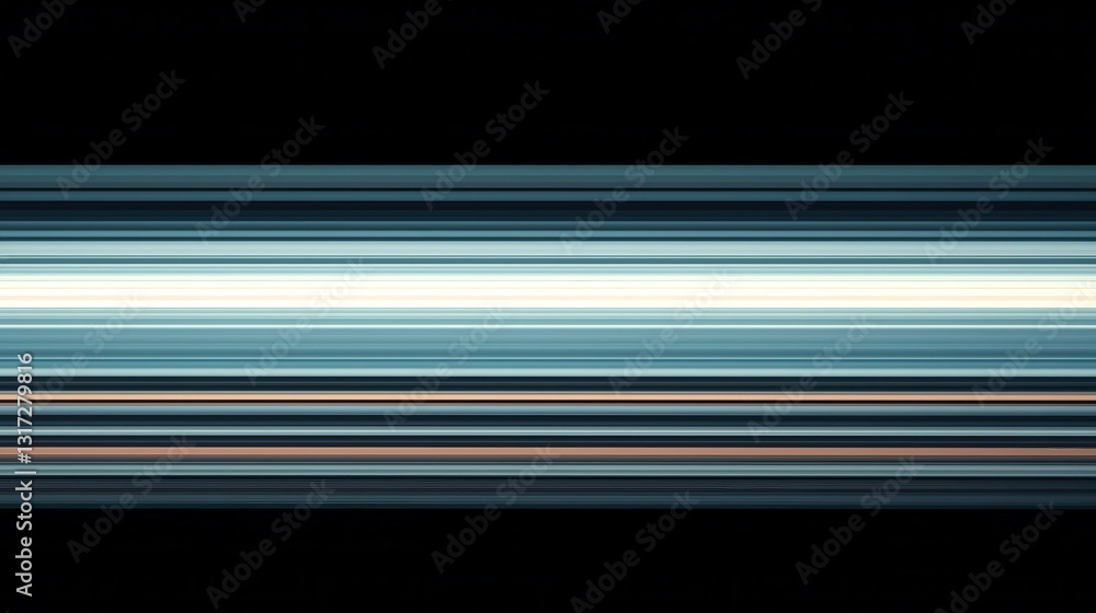 Poster Abstract Horizontal Lines with Various Colors and Soft Gradients