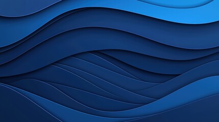 Obraz premium Abstract Blue Wave Pattern Design for Background or Wallpaper Use