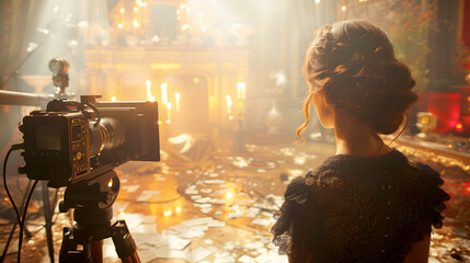 Fototapeta premium Behind the Scenes of Fashion Photography Shoot