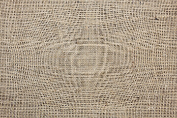 Brown burlap with beautiful canvas texture