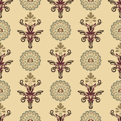 Motifs African boho paisley Floral Ikat pattern embroidery border. Ethnic ikat floral Ethnic Indian Pattern Ikat pattern Ethnic Pattern.Border indian floral Aztec embroidery border seamless patterns.