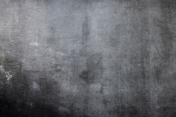 Obraz premium Blank wide screen Real chalkboard background texture in college concept for back to school panoramic wallpaper for black friday white chalk text draw graphic. Empty surreal room wall blackboard pale.