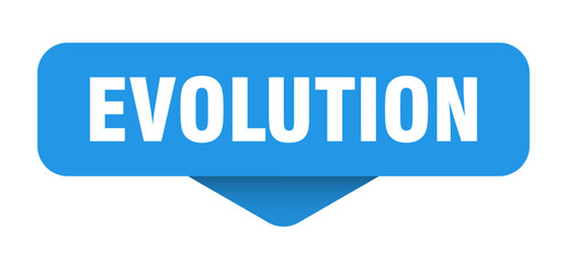 evolution sticker. evolution sign on transparent background