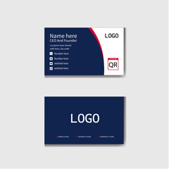 Creative and corporate  business card  design Template