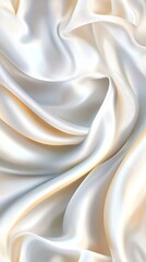 Obraz premium Elegant Soft Silk Fabric Texture Flowing in Graceful Waves for Background Design