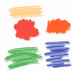 paint brush ornament vector image