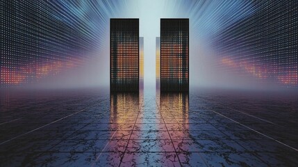 A smart energy management hub with a clean interface, displaying real-time energy consumption in a bright, airy room.