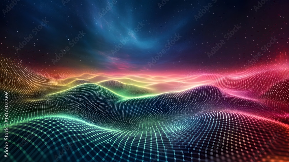 Poster a modern futuristic abstract background with an expansive open space, ideal for innovative design co