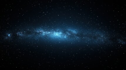 Cosmic expanse with galaxy