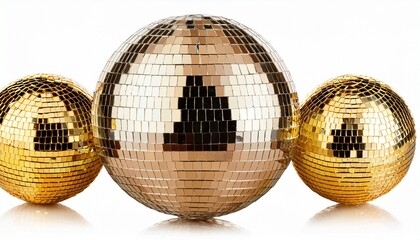 gold disco ball