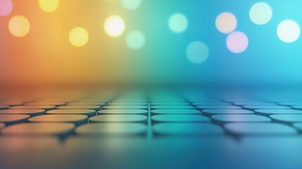 Colorful intertwined circles, modern abstract art background vibrant