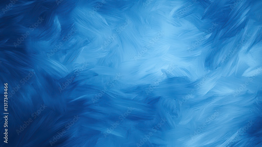 Poster deep blue abstract background, dreamy texture and gradient for modern design mesmerizing