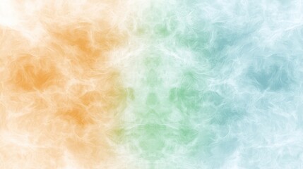 Vibrant abstract design, white and orange color fusion on colorful gradient background
