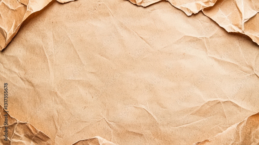Poster vintage aged paper texture background with subtle features and wrinkled design for art projects