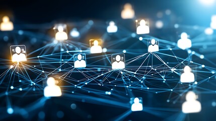 Network connections social interaction patterns in digital environments online community visual data