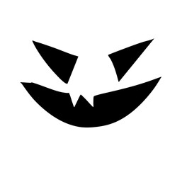 Fototapeta premium Halloween face icon 