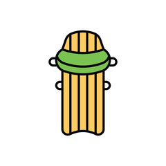 Knee Pad Vector icon