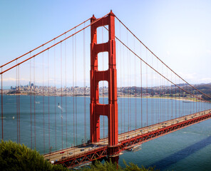 Golden Gate Bridge Photographed from Battery Spencer, San Francisco