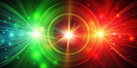 Fototapeta premium Abstract swirling background with bright lights and glowing particles, creating a dynamic and energetic visual experience.