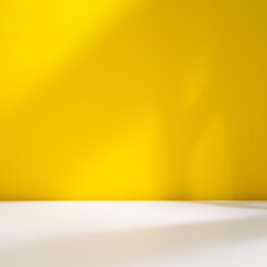 Yellow Abstract Background with Gradient and White Base