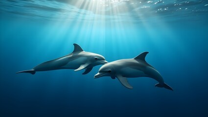 dolphin in the water