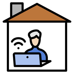 Work From Home Icon