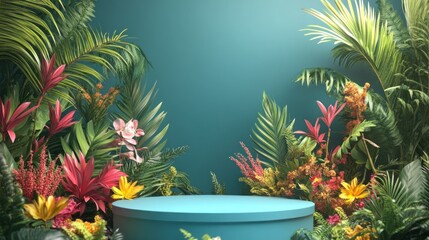 Fototapeta premium Tropical Floral Display