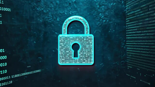 Cybersecurity concept, safety, and data protection in the online and cyber world. Digital asset and blockchain technology security.
