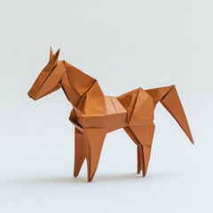 Origami Horse Easy Tutorial  Diagrams on white background