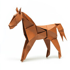 Origami Horse Easy Tutorial  Diagrams on white background