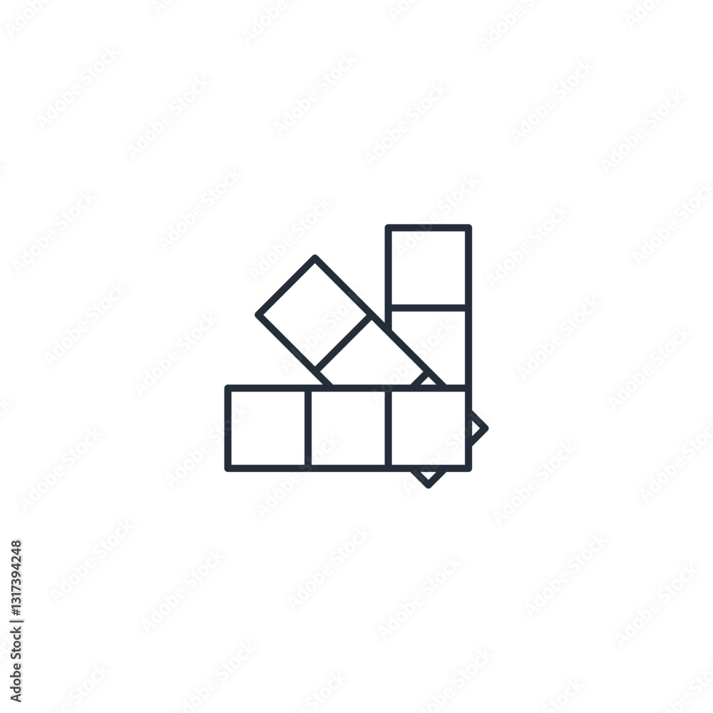 Poster Color palette icon symbol vector sign isolated on white background illustration for graphic and web design