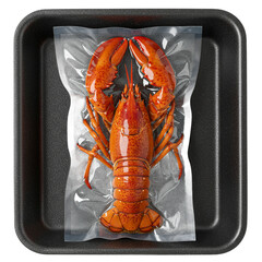 Lobster packaged for freshness and culinary delight.