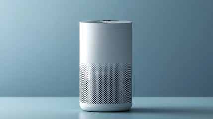 Sleek and modern white air purifier designed for minimalist interiors and efficient indoor air quality improvement