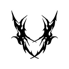 Hyper Y2k Neotribal Design Element