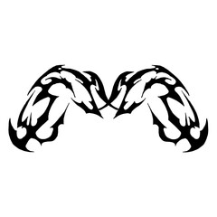 Hyper Y2k Neotribal Design Element