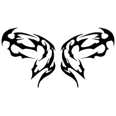 Naklejka premium Hyper Y2k Neotribal Design Element
