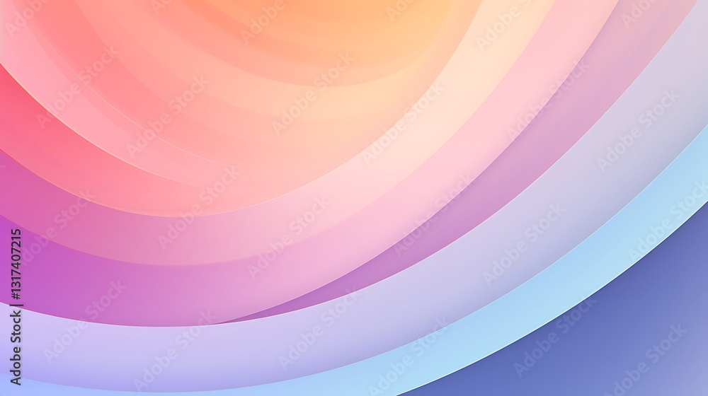 Poster abstract rainbow wave: a vibrant, abstract composition featuring a flowing cascade of rainbow-colore