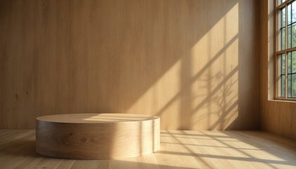 Serene Minimalist Interior with Natural Light