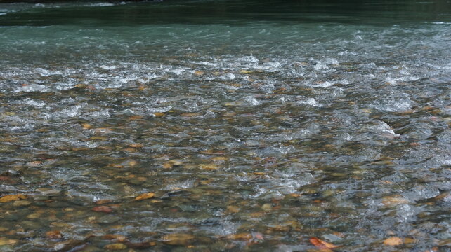 A river is a large, elongated body of water that flows continuously from its source to its mouth. Rivers are a major source of water for humans. Water in rivers generally comes from precipitation, suc