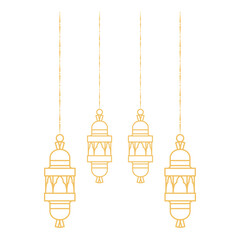 Obraz premium Lantern Ramadan Decoration
