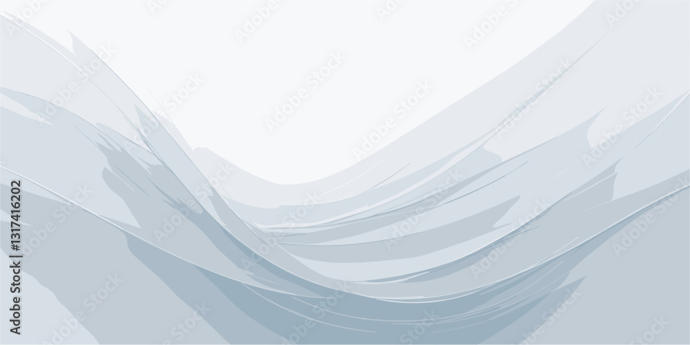 Poster abstract flat wave pattern, linear icons set vector background.