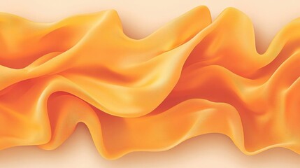 Obraz premium Amber Waves: Abstract Fabric Drape
