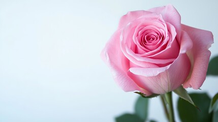 Fototapeta premium Pink rose isolated