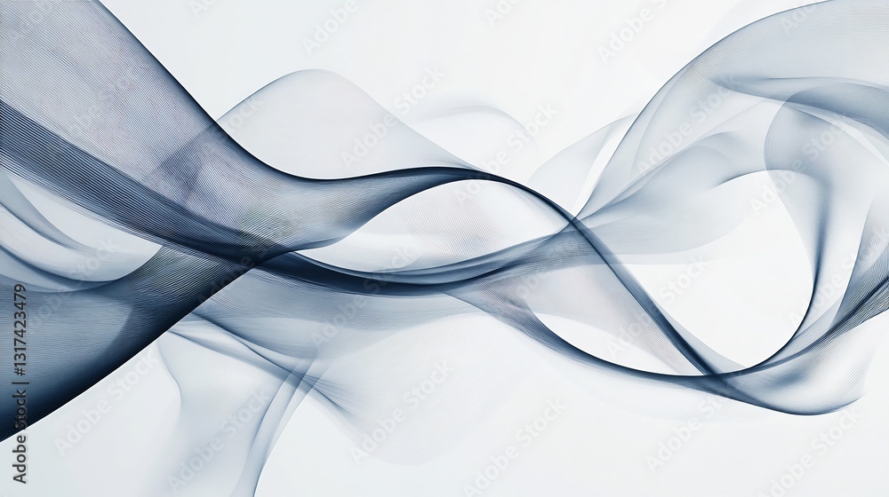 Poster conceptual depiction of mergers acquisitions showcasing abstract shapes flowing lines for corporate 