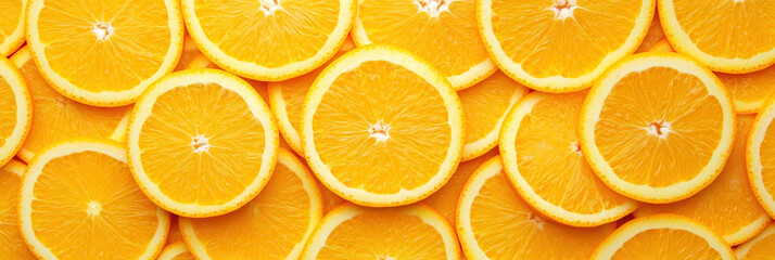 Orange slices background, pattern full frame