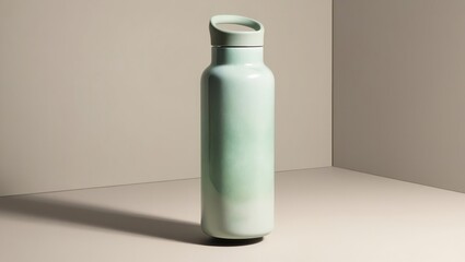 light green tumbler mockup design