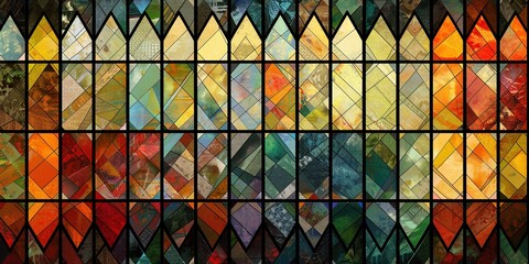 colorful stained glass window