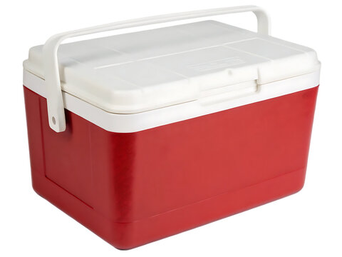 red plastic container