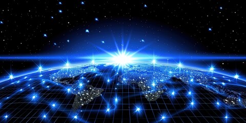 Obraz premium earth and space
