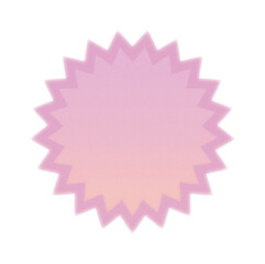 pink gradient vector flower isolated